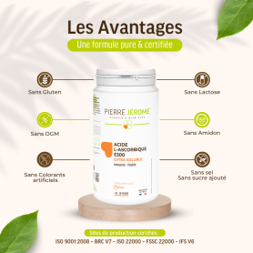 Acide L-ascorbique extra soluble – Vitamine C à dissolution rapide 2