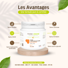 Ascorbate de sodium en poudre E301 : pot de 250 g, 500 g ou 1 kg